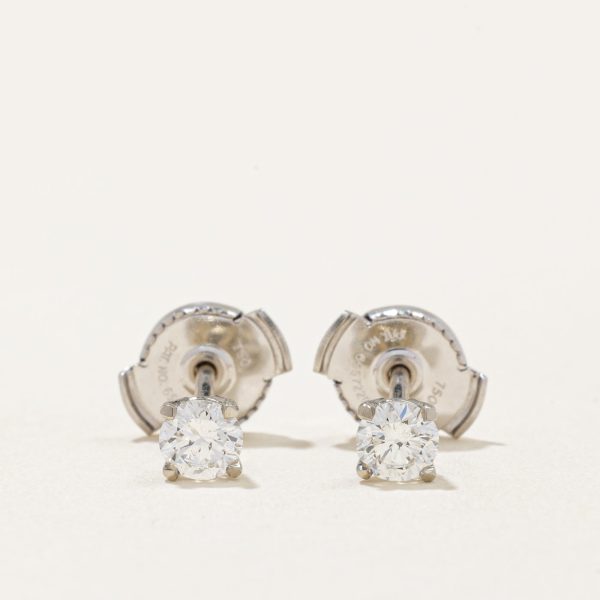 100 Ways  Diamond Stud Earrings With Eagle Claws and Guardian Backs | 0.31ctw | Discount