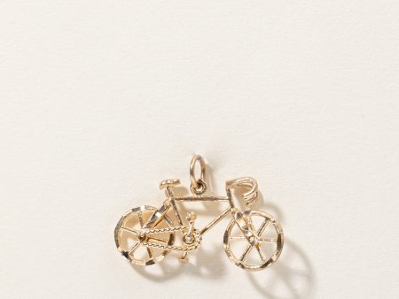 10k Yellow Gold Bicycle Charm Online Hot Sale