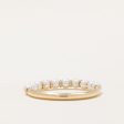 100 Ways  Freshwater Pearl Semi Eternity Ring | SZ 6.75 | Hot on Sale