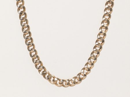 10k Yellow Gold Curb Link Chain | 17  | on Sale