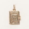 10k Yellow Gold Holy Bible Charm Online Hot Sale