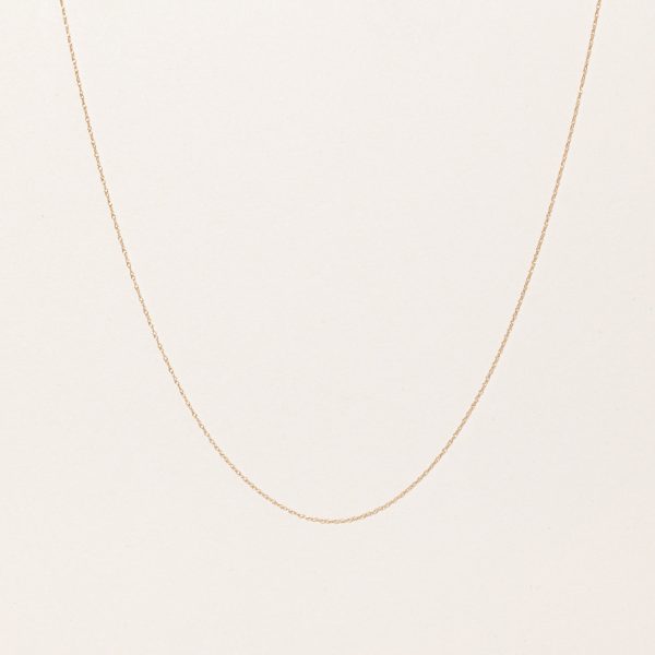 100 Ways  10k Yellow Gold Rope Chain | 18  | For Discount