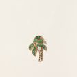 Emerald & Diamond Palm Tree Pendant | 0.10ctw, 0.03ct | Online Sale