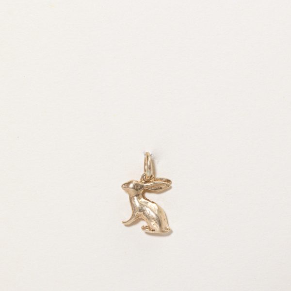 10k Yellow Gold Rabbit Charm Supply