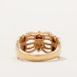 10k Two Tone Gold Ring | SZ 7.25 | Online