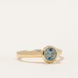 100 Ways  Teal Sapphire Bezel Set Ring | 0.88ct | SZ 6.75 | Cheap