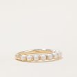 100 Ways  Freshwater Pearl Semi Eternity Ring | SZ 6.75 | Hot on Sale