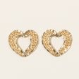 10k Yellow Gold Heart Earrings | For Discount