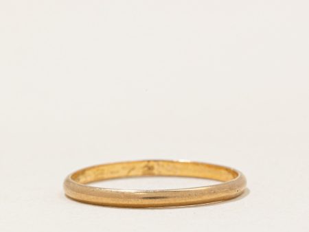 Vintage Portuguese Hallmakred 19k Yellow Gold Band | SZ 6.25 | For Cheap