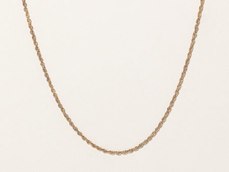 10k Yellow Gold Double Rolo Chain | 18  | Fashion