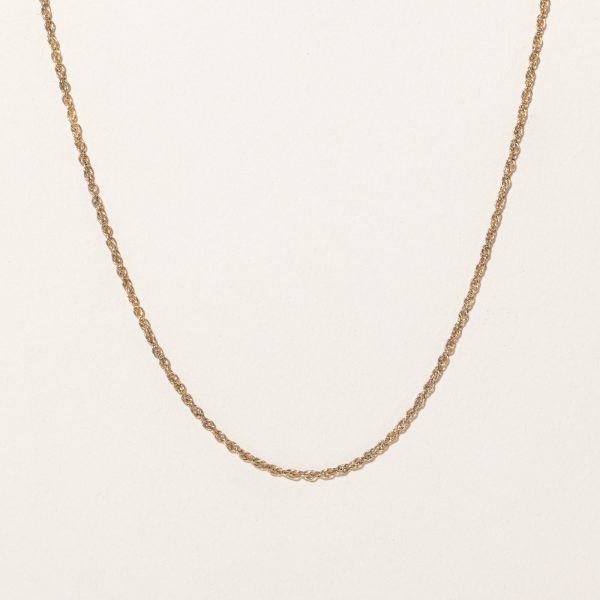 10k Yellow Gold Double Rolo Chain | 18  | Fashion