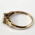 Vintage Diamond Two Tone Gold Ring | 0.03ct | SZ 5.75 | For Sale