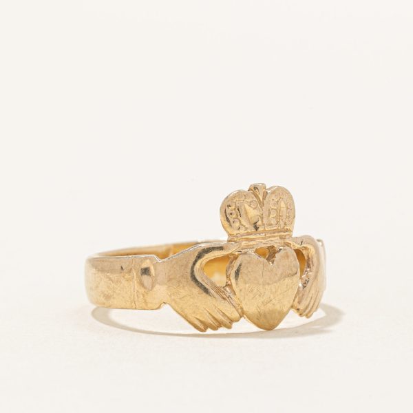 10k Yellow Gold Claddagh Ring | SZ 9.75 | For Cheap