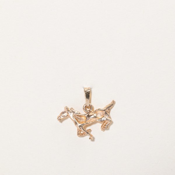 10k Yellow Gold Horse Charm Sale