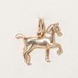 10k Yellow Gold Horse Charm Hot on Sale