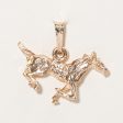 10k Yellow Gold Horse Charm Sale