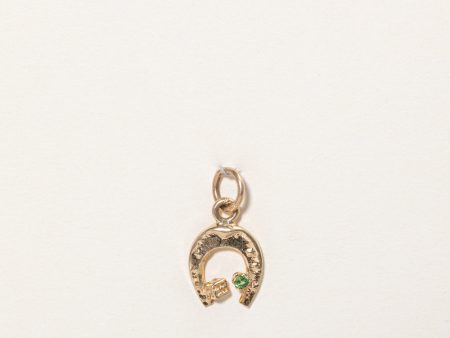 Yellow Gold Horseshoe Charm Supply