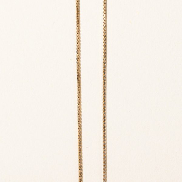 10k Yellow Gold Box Link Chain | 18  | Cheap