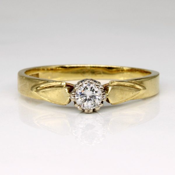 Vintage Diamond Engagement Ring | 0.20ct | SZ 8 | For Cheap