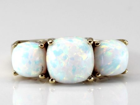 Three Stone Opal Ring | 2.40ctw | SZ 7.25 | Online now