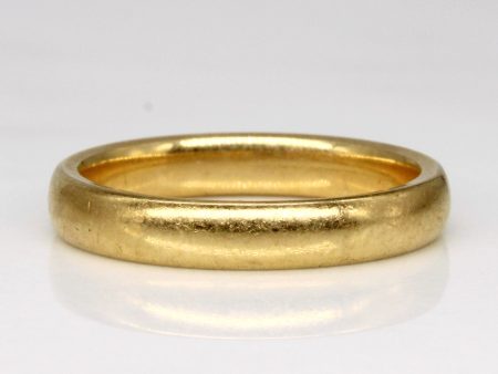 Vintage 18k Yellow Gold Band | SZ 6.25 | For Cheap