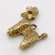 10k Yellow Gold Poodle Charm Hot on Sale