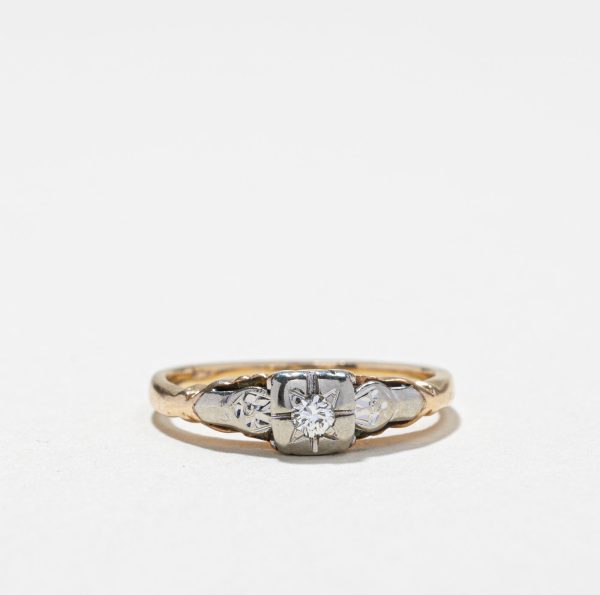 Vintage Diamond Ring | 0.04ct | SZ 4.5 | Supply