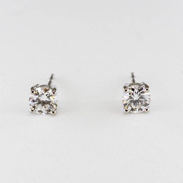 100 Ways  Diamond Studs in White or Yellow Gold | 2 3 carat | Options Available | Supply