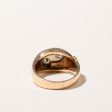 10k Two Tone Gold Two Stones Diamond Ring | 0.48ctw | SZ 11 on Sale