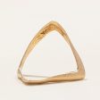 10k Yellow Gold Chevron Ring | SZ 6.5 | Online now