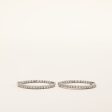 10k White Gold Diamond Hoop Earrings | 0.30ctw | Cheap