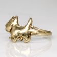 10k Yellow Gold Highland Terrier Ring | SZ 7.5 | Online Sale