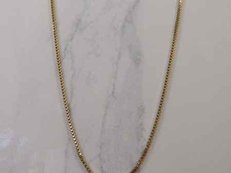 10k Yellow Gold Box Chain | 22.25  | on Sale