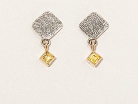 Yellow Sapphire Drop Earrings | 1.18ctw | For Discount