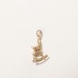 10k Yellow Gold Rocking Chair Charm For Discount