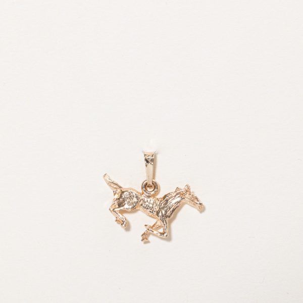 10k Yellow Gold Horse Charm Sale