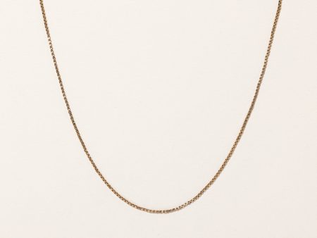 10k Yellow Gold Box Link Chain | 26  | For Discount