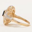 Sapphire & Diamond Cocktail Ring | 1.36ctw, 0.05ctw | SZ 9.75 | For Discount