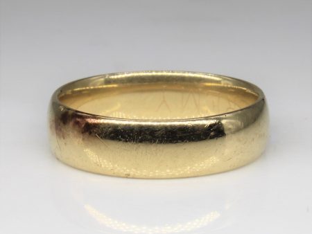 Yellow Gold Plain Band | SZ 9 | Online