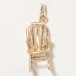 10k Yellow Gold Rocking Chair Charm For Discount