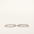 10k White Gold Diamond Hoop Earrings | 0.30ctw | Cheap