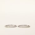 10k White Gold Diamond Hoop Earrings | 0.30ctw | Cheap