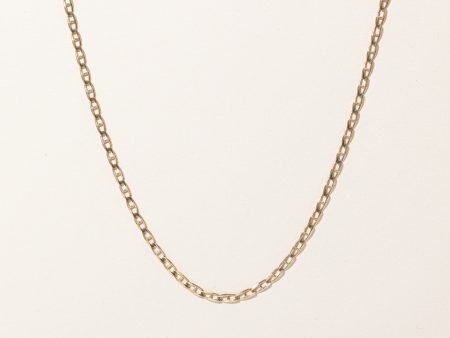 10k Yellow Gold Anchor Link Chain | 18  | For Sale