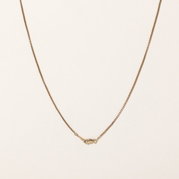 10k Yellow Gold Box Link Chain | 26  | For Discount