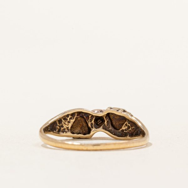 10k Two Tone Gold Rose Ring | SZ 6 | For Cheap