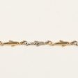 10k Two Tone Gold Dolphin Bracelet | 7  | Online now