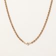 10k Yellow Gold Rope Chain | 21  | Fashion