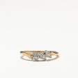 Two Tone Gold Diamond Ring | 0.06ctw | SZ 8.5 | Cheap