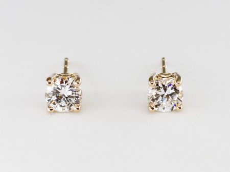 100 Ways  Diamond Studs in White or Yellow Gold | 2 3 carat | Options Available | Supply