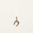 10k Yellow Gold Horseshoe Charm For Sale